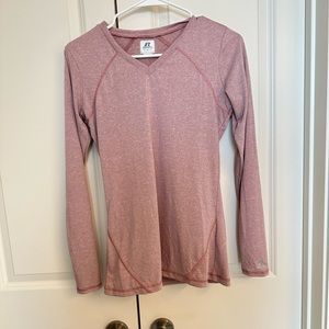 Russel Athletic Women’s Pink Long Sleeve Athletic Top Size Small